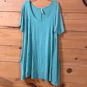 Lily pad seafoam green tunic